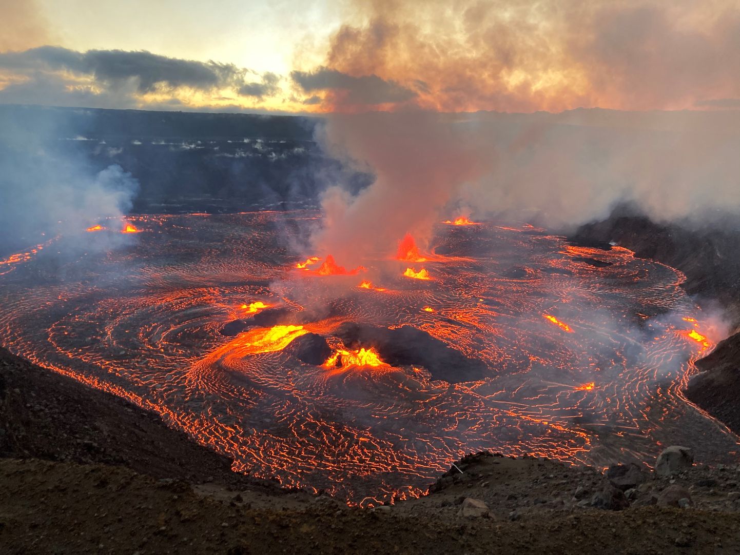 Kilauea vulkaani eelmine purse 7. juunil