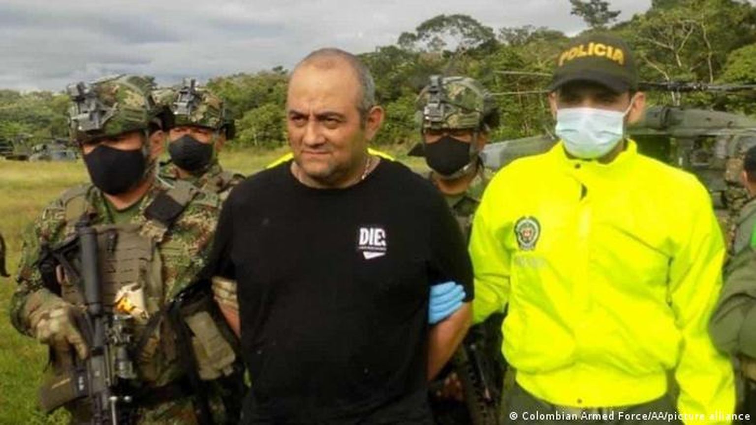 Главарь колумбийского наркокартеля Дайро Антонио Усуга