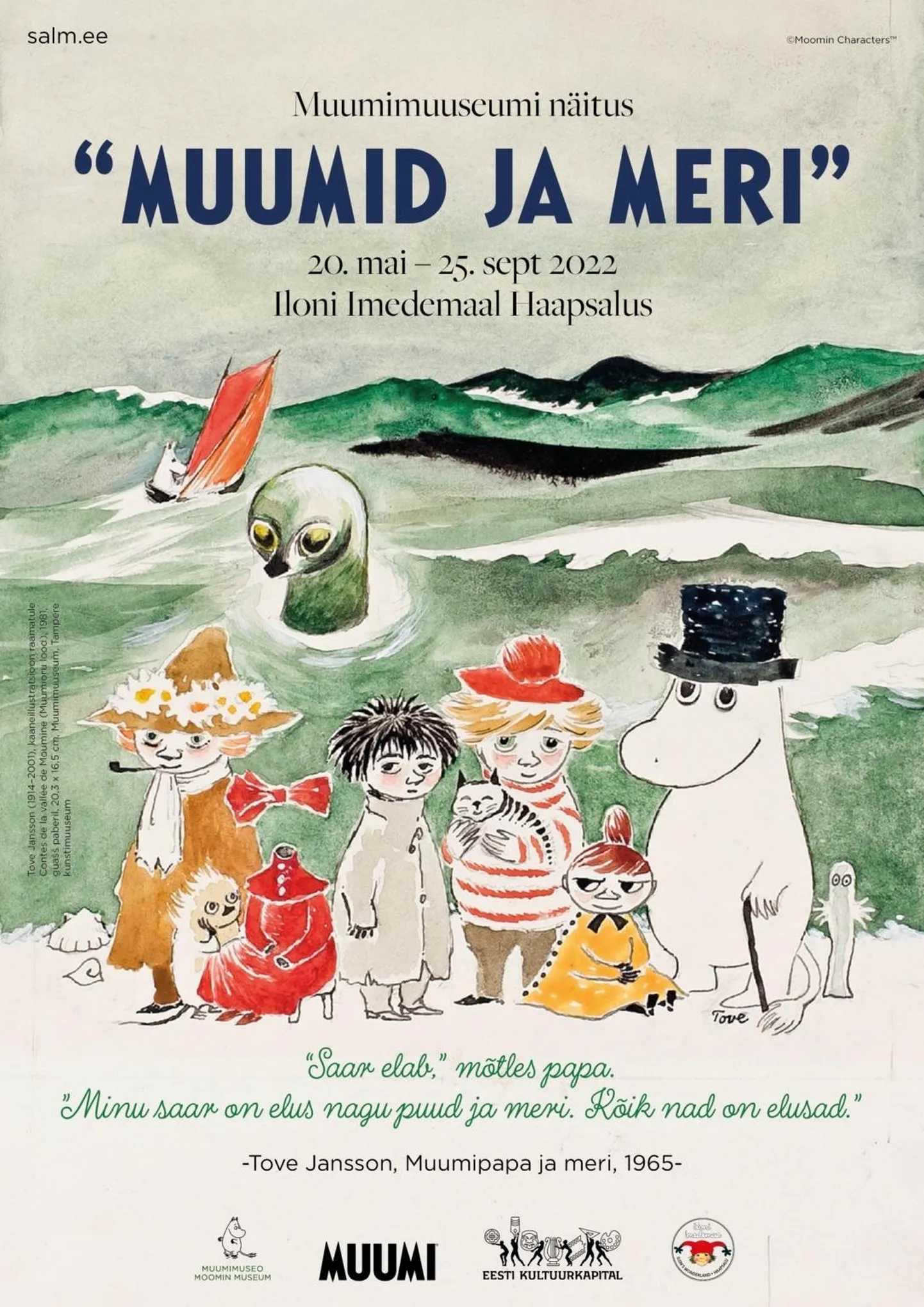 Muumid ja meri FOTO: Haapsalu Muuseum