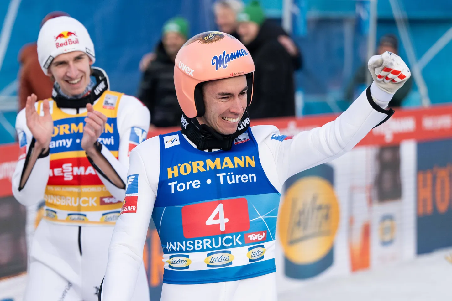 Stefan Kraft võttis Innsbruckis emotsionaalse võidu.