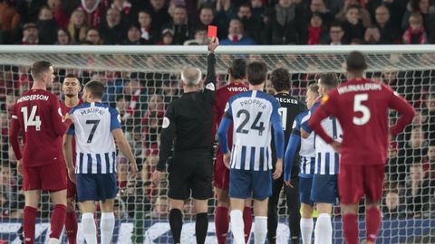 Liverpooli väravavaht teenis punase kaardi, Chelsea kaotas West Hamile