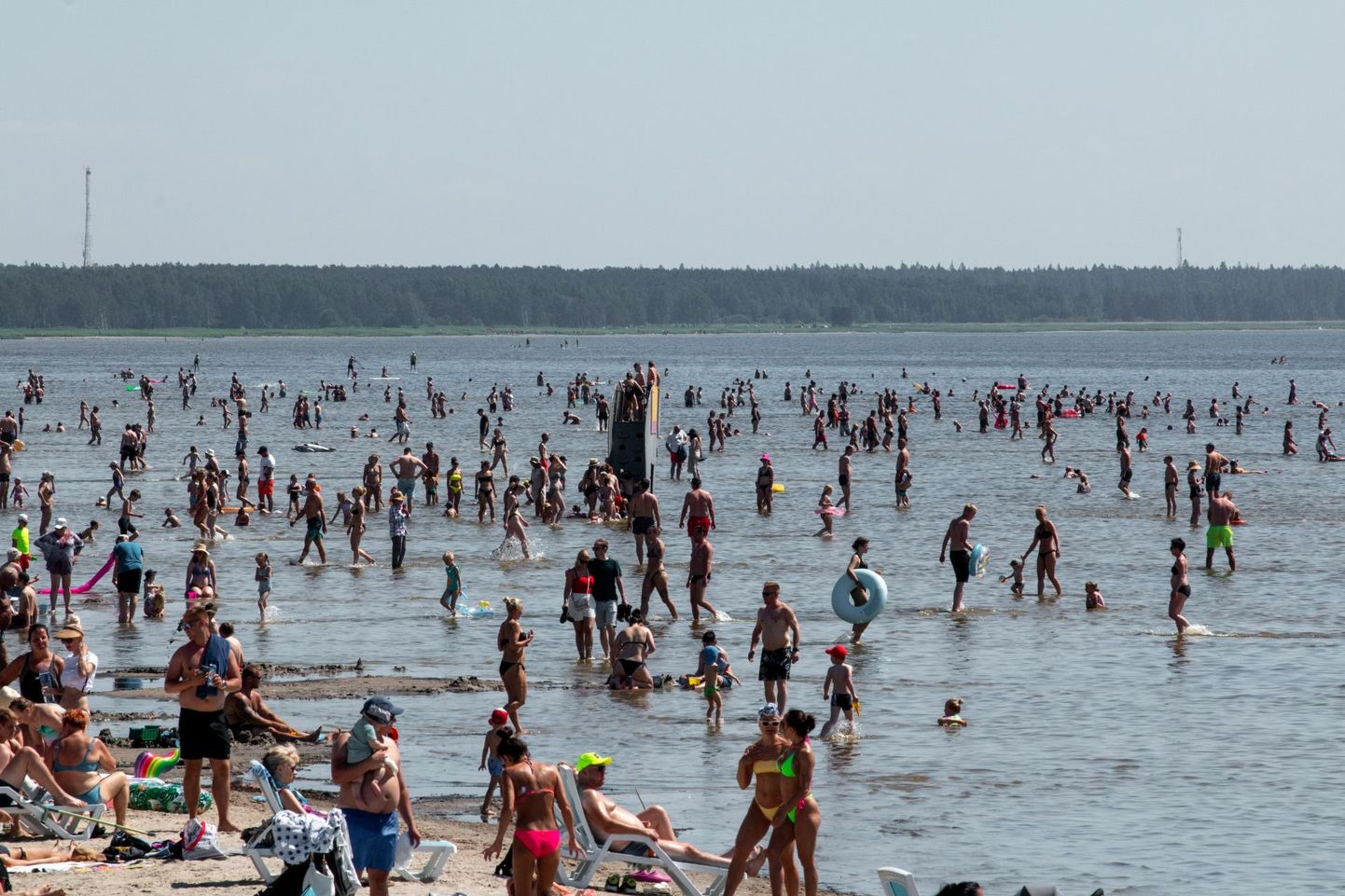 Pärnu keskrannas on merevesi taas supluskõlblik.