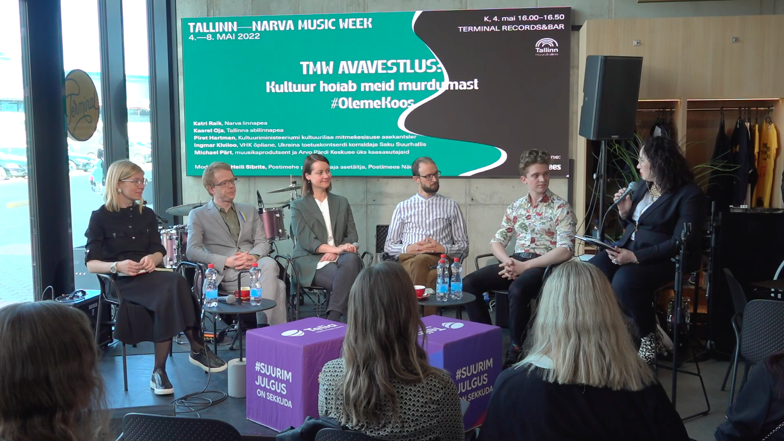Tallinn Music Weeki avavestlus: "Kultuur hoiab meid murdumast"