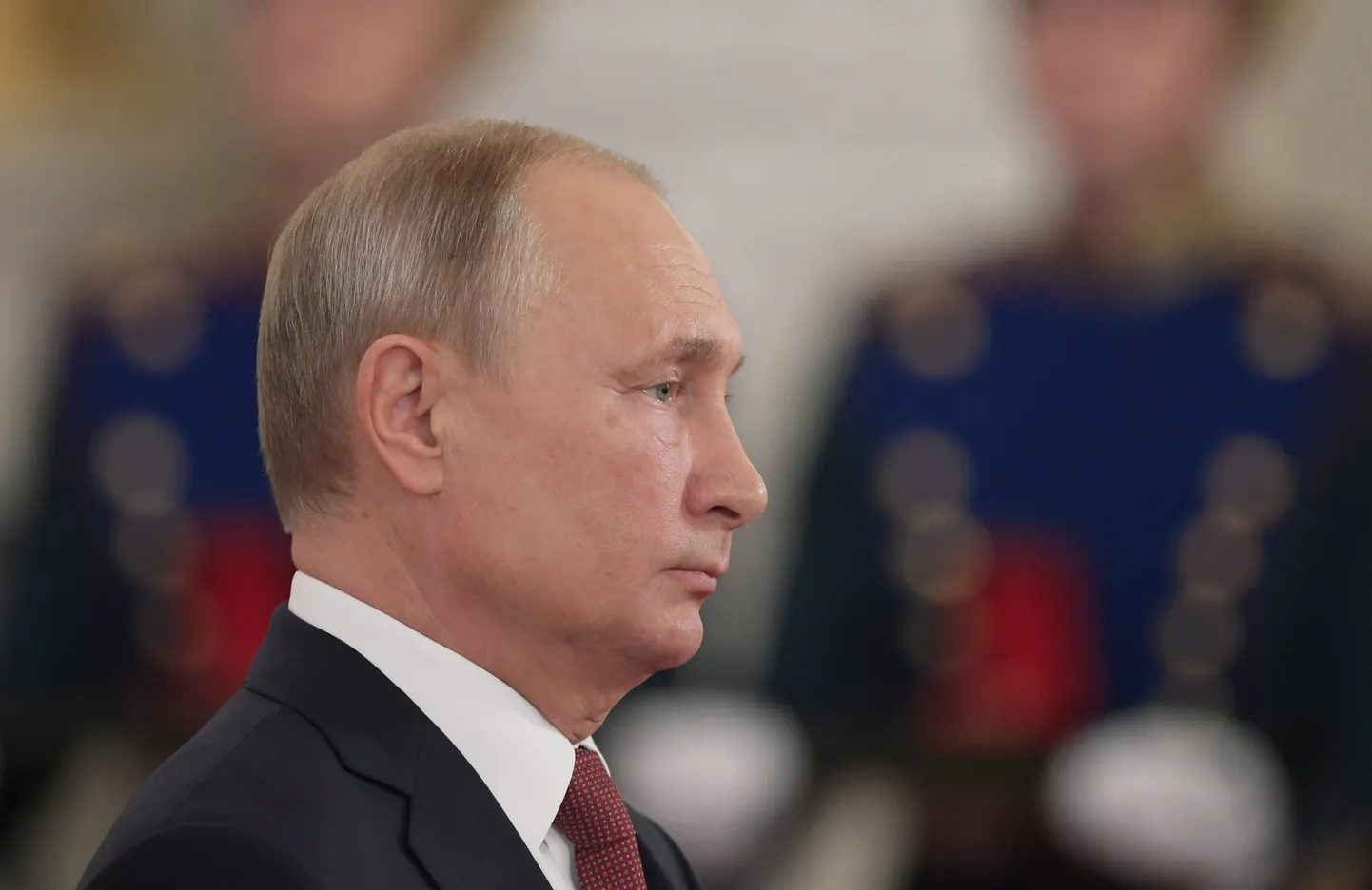 5527260 12.06.2018 June 12, 2018. Russian President Vladimir Putin at the ceremony to present the 2017 National Awards for outstanding achievements in science and technology, literature and arts and humanitarian work. Sputnik