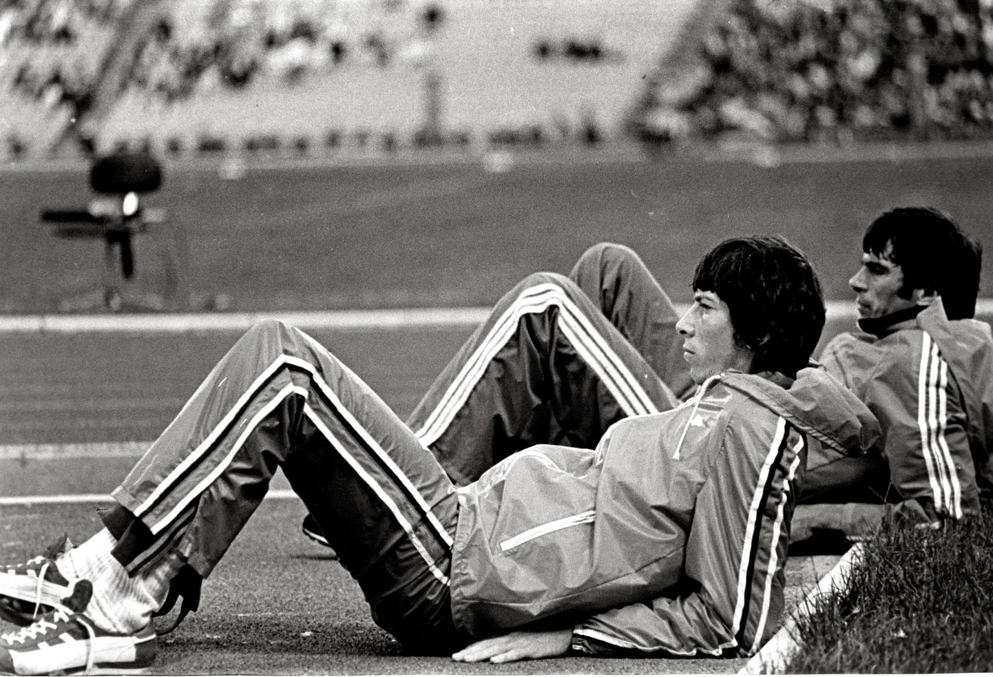 Яак Уудмяэ и Виктор Санеев на Олимпийских играх в Москве (1980).