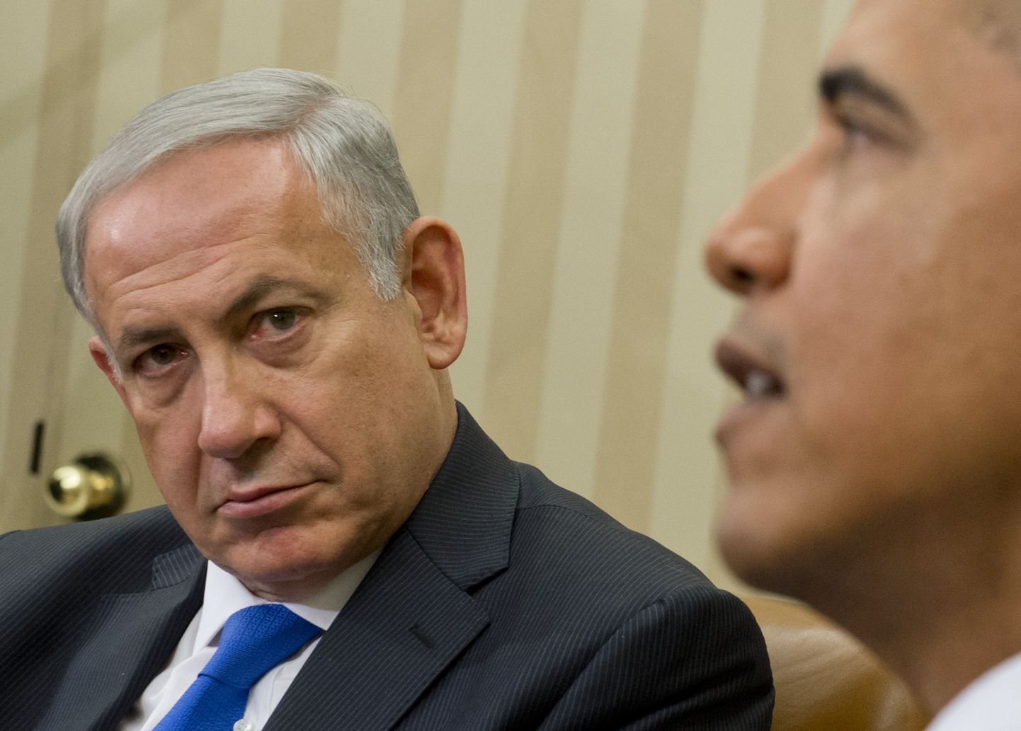 Премьер-министр Израиля Биньямин Нетаньяху и президент США Барак Обама.
