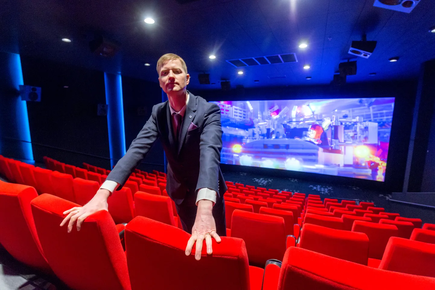 Forum Cinemase uus kino Viljandis. Pildil Kristjan Kongo.