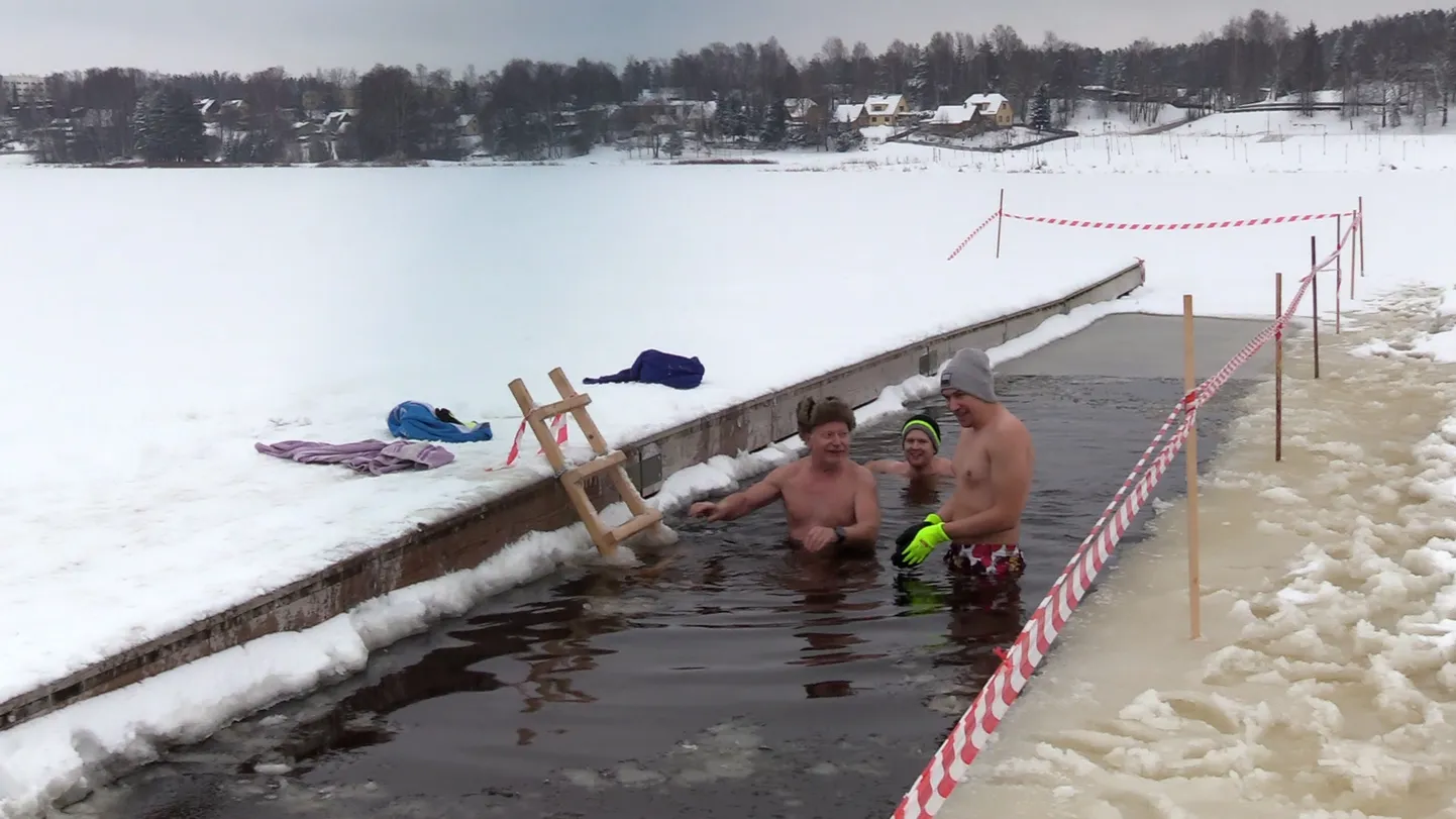 Hetk enne viimast pingutust - laskuda õlgadeni vette.