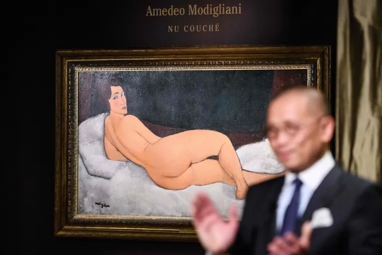 Amedeo Modigliani «Nu couché (sur le côté gauche»