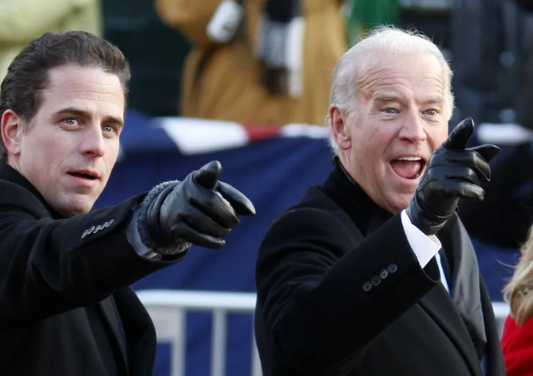 Hunter Biden (vasakul) ja Joe Biden.