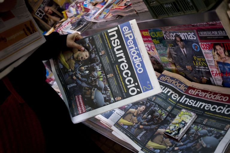 Kataloonia sündmusi kajastav ajaleht Hispaanias.