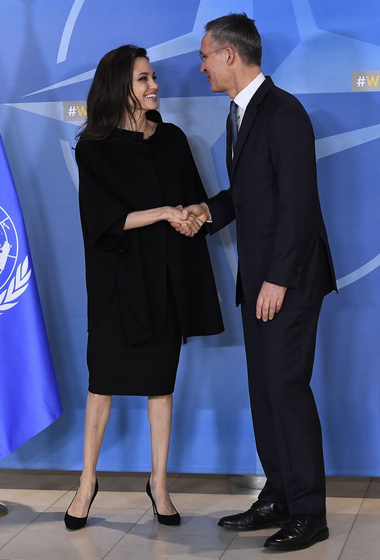 NATO peasekretär Jens Stoltenberg ja Angelina Jolie
