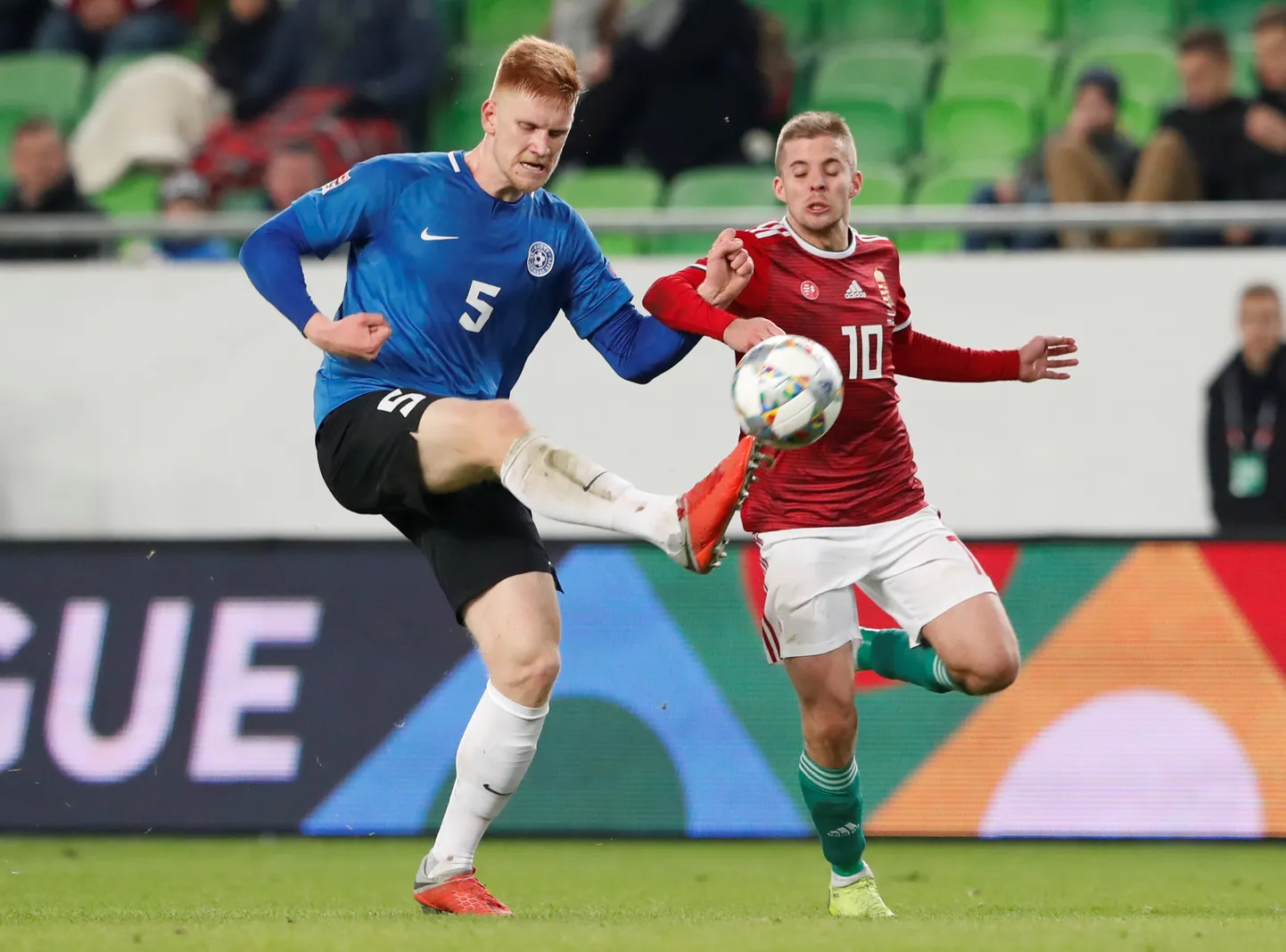 Madis Vihmann esindas Eestit 19 korda (vasakul).