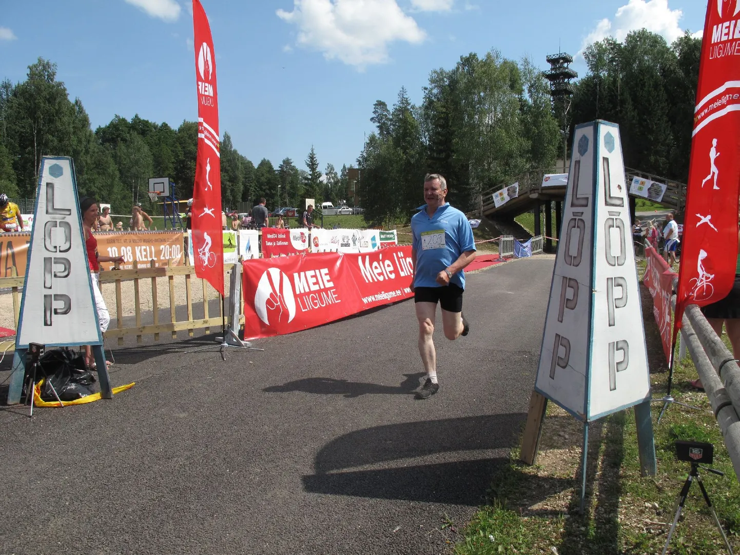 Maavanem Lembit Kruusel jätkus jõudu, et veel lõpusirgel spurtida.
