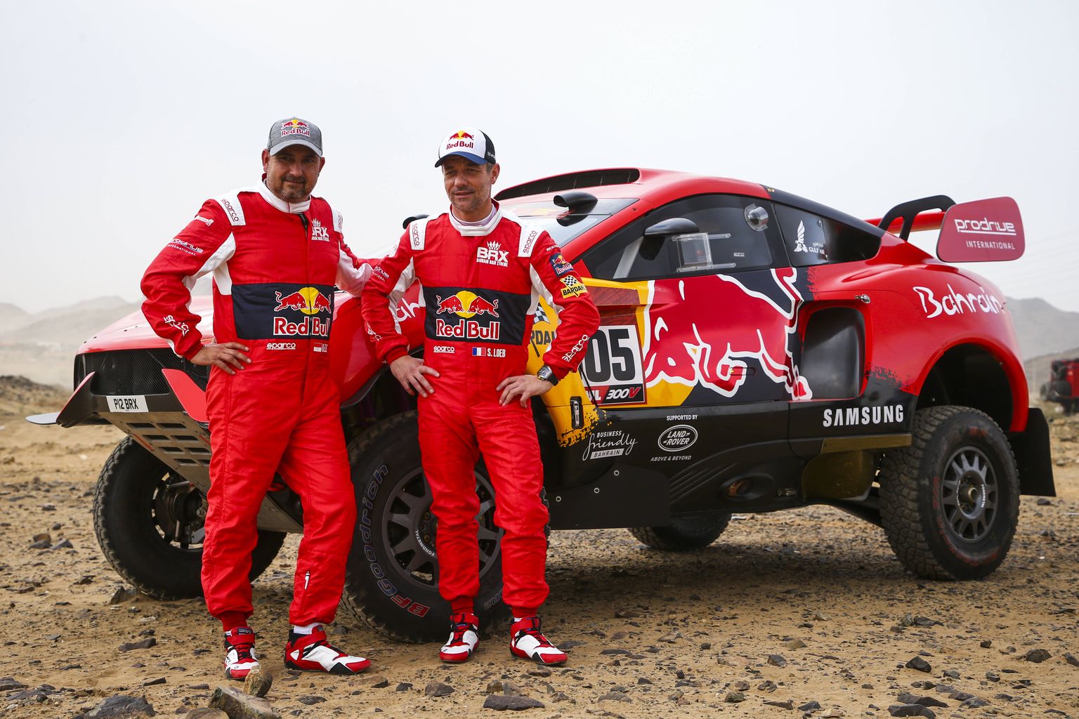 Daniel Elena (vasakul) ja Sébastien Loeb.