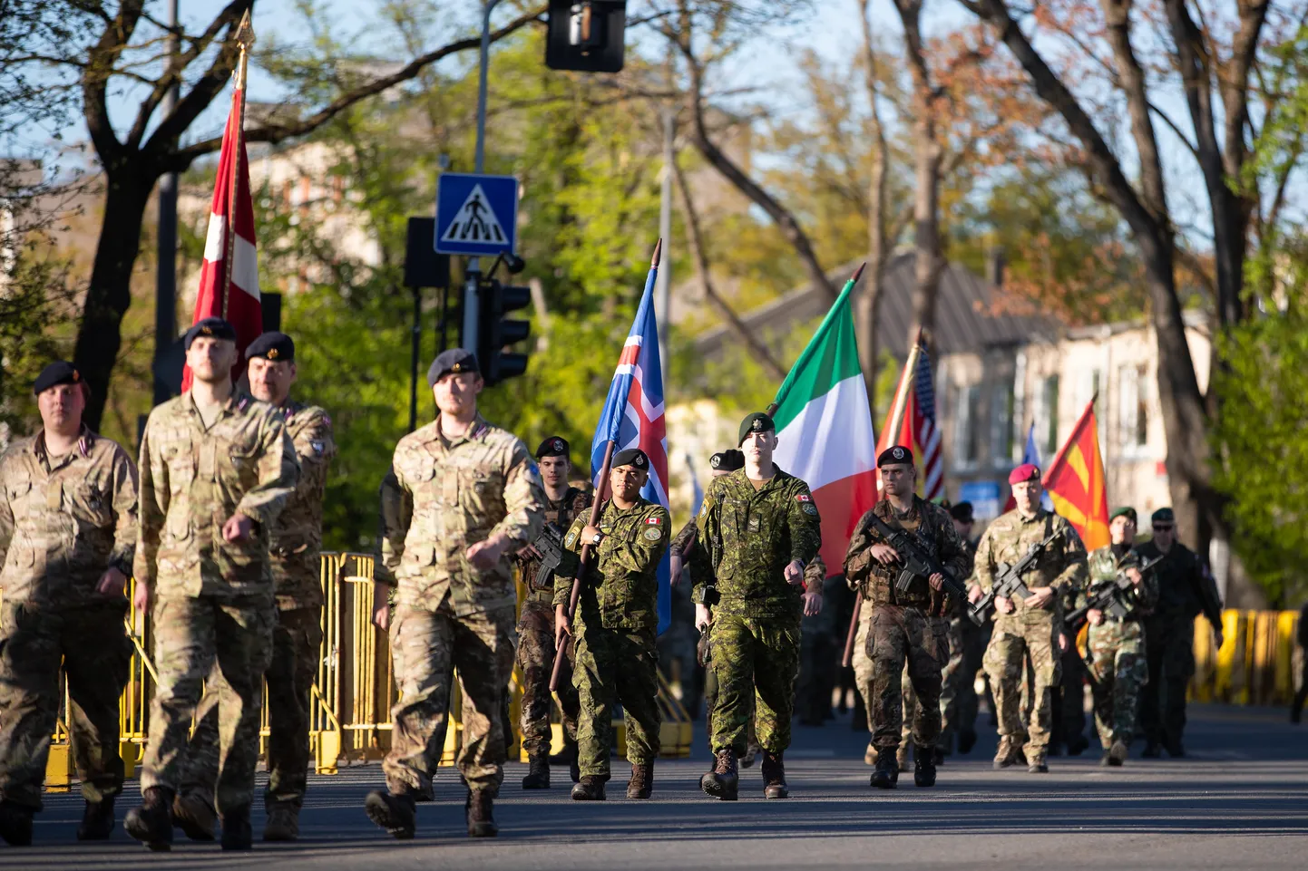 Военный парад в Резекне