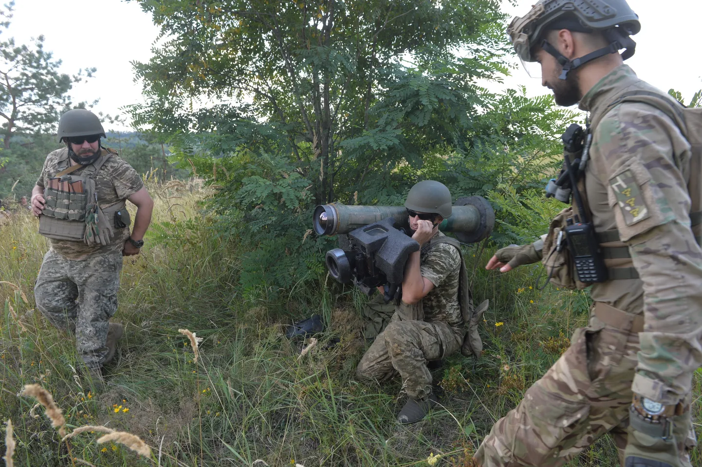 Ukraina sõjaväelased Kupjanski ümbruses.