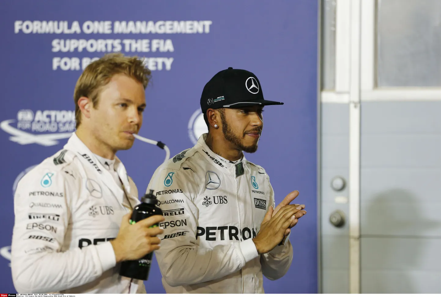Nico Rosberg ja Lewis Hamilton