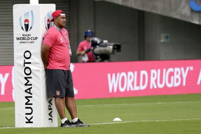 Toutai Kefu 2019. aastal ragbi MMil, kus ta juhendas Tonga koondist.