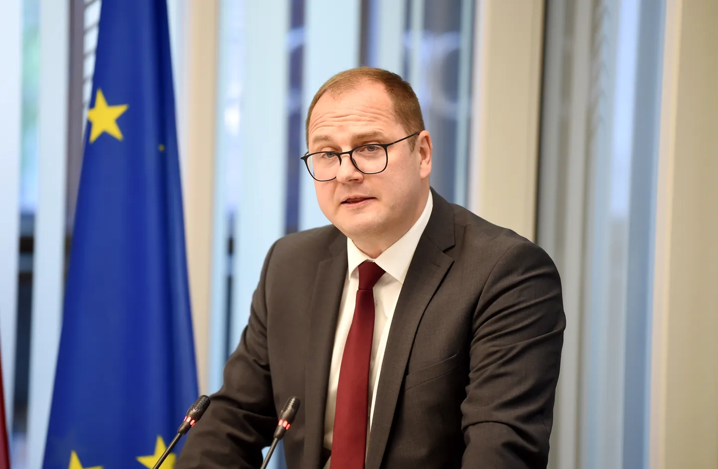 Klimata un enerģētikas ministrs Raimonds Čudars