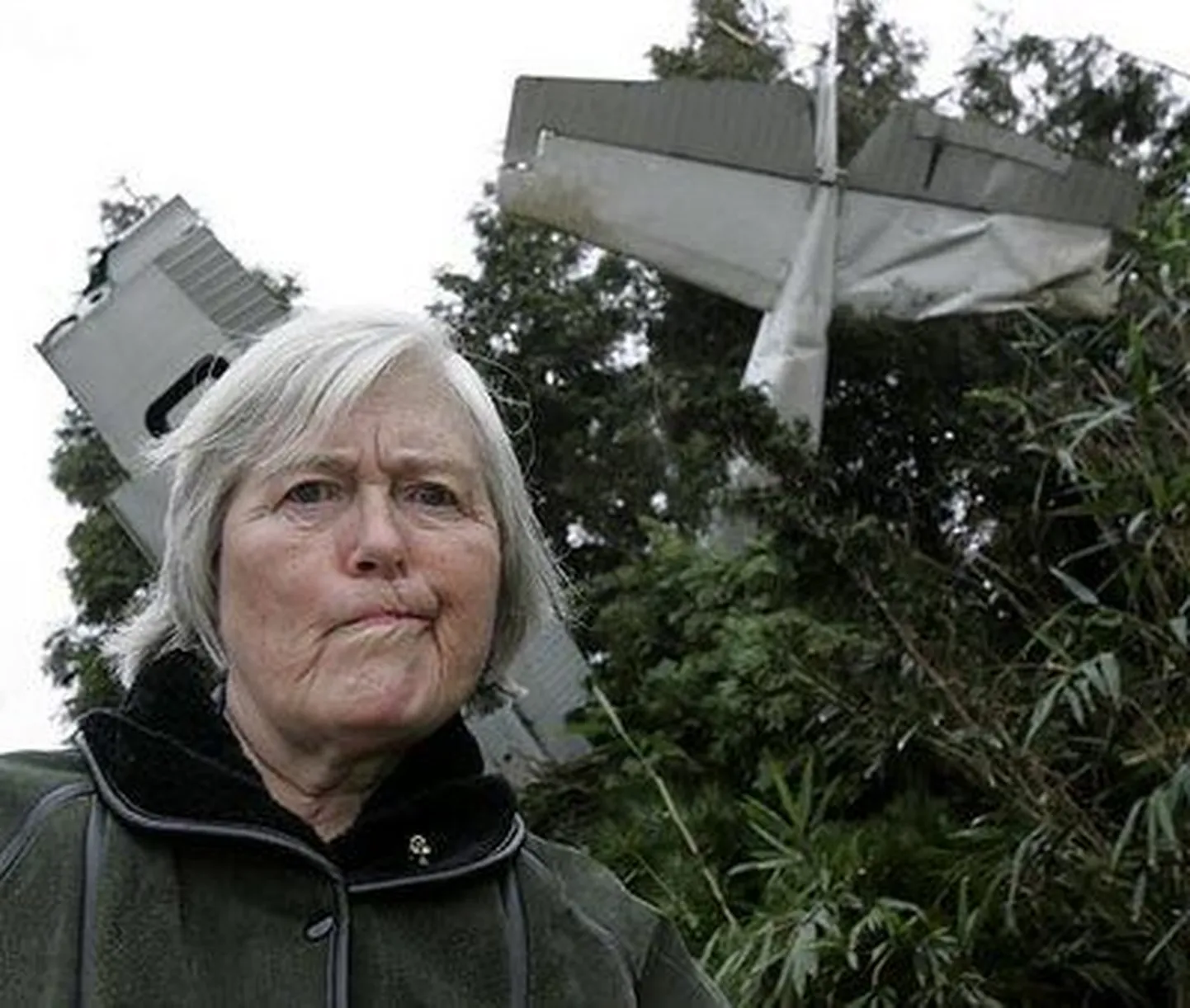 Eileen Watling ja allakukkunud Cessna