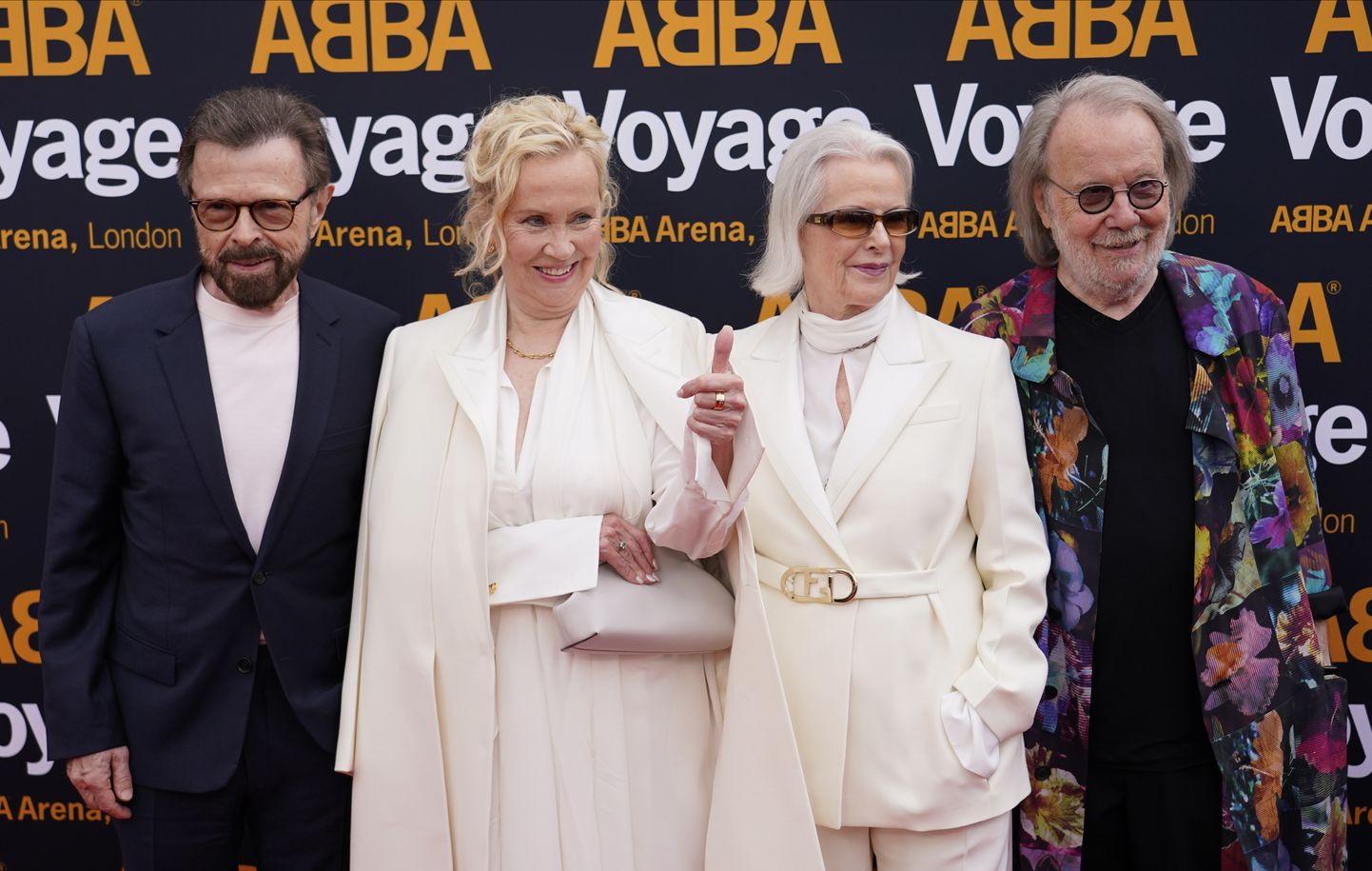 ABBA liikmed Bjorn Ulvaeus, Agnetha Faltskog, Anni-Frid Lyngstad ja Benny Andersson 26. mail 2022.