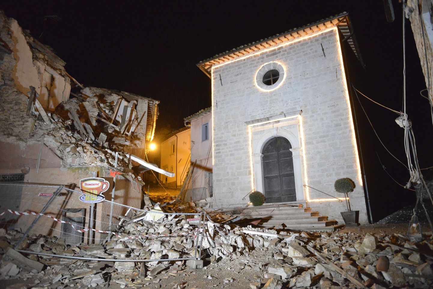 Землетрясение в Италии.