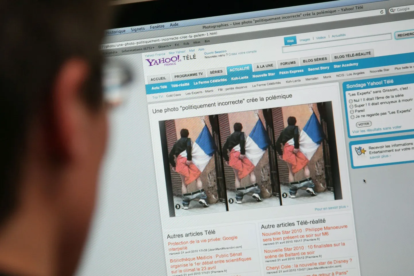 Prantslane pühkis istmikku riigilipuga