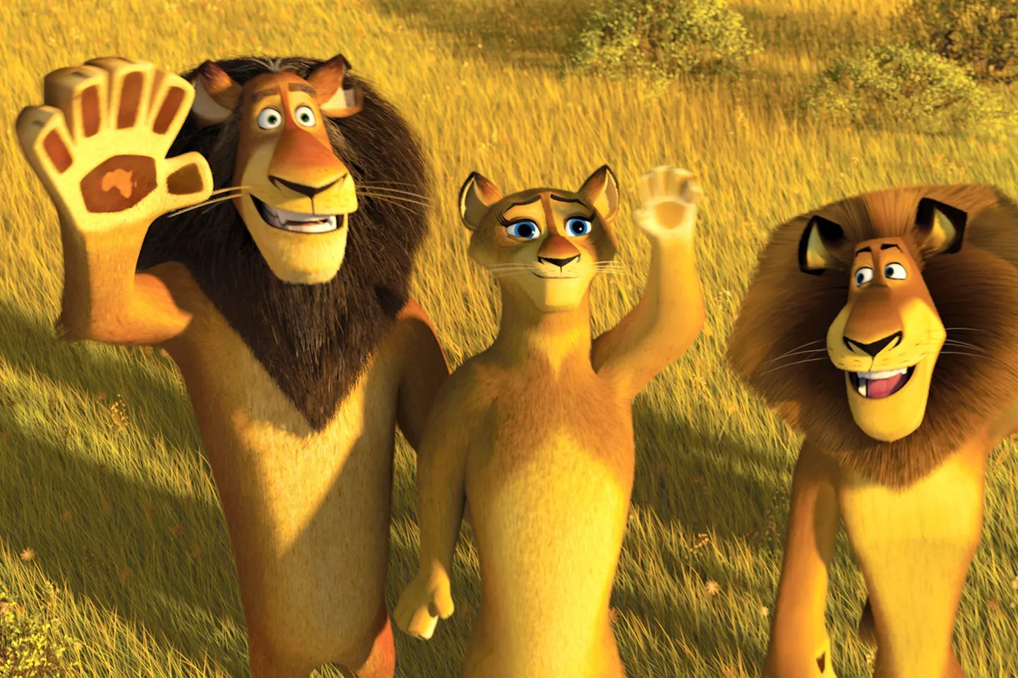 Kaader animafilmist «Madagaskar 2»