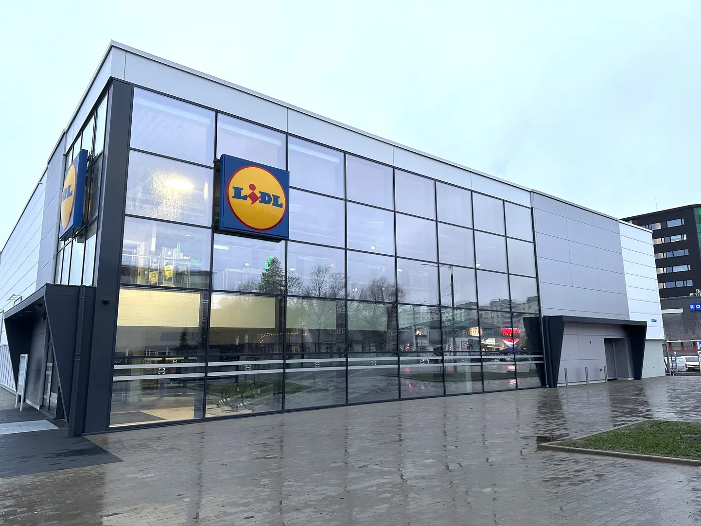 Mustamäe teel avatav Lidli kauplus.