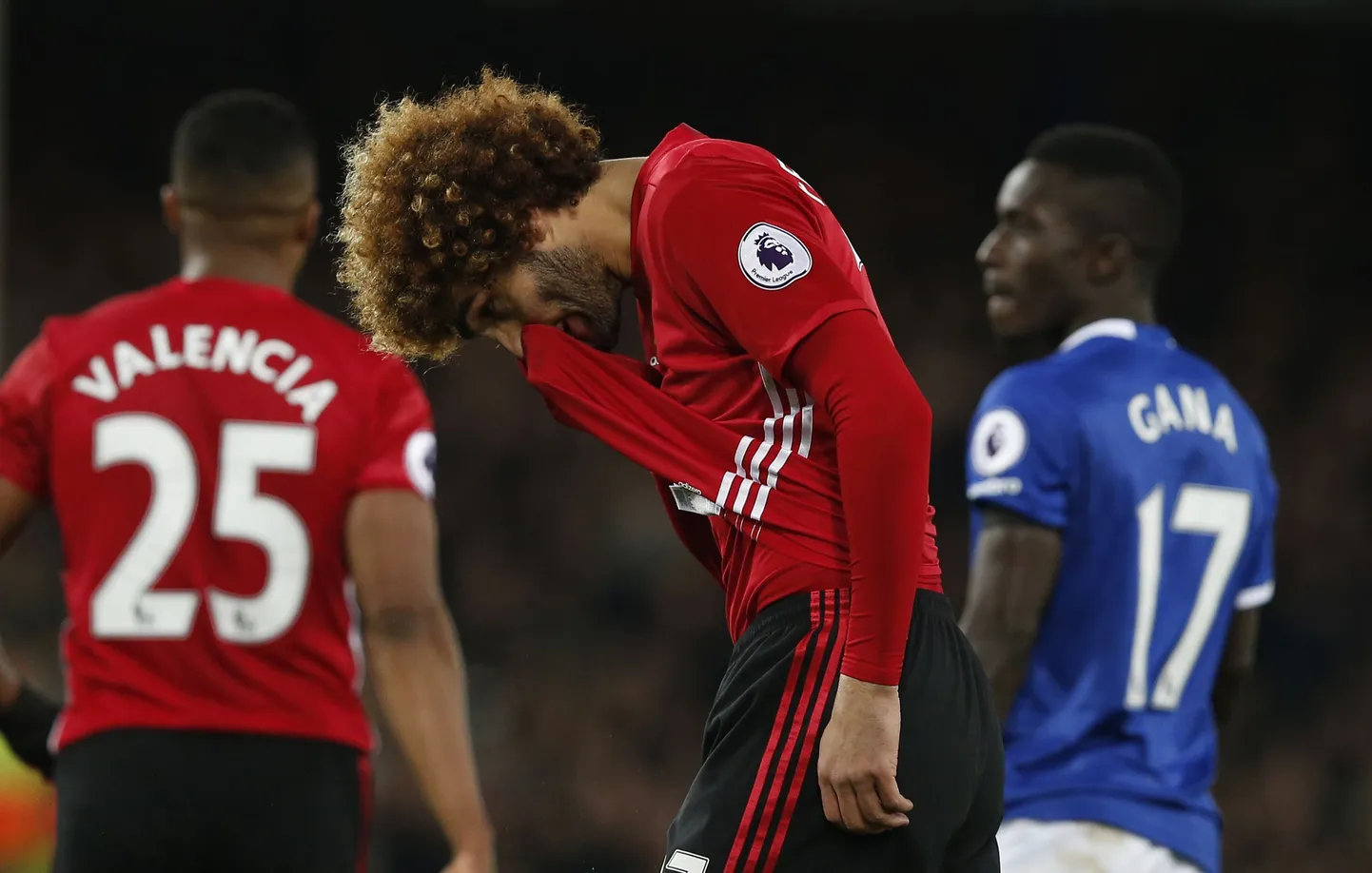 Pettunud Marouane Fellaini.