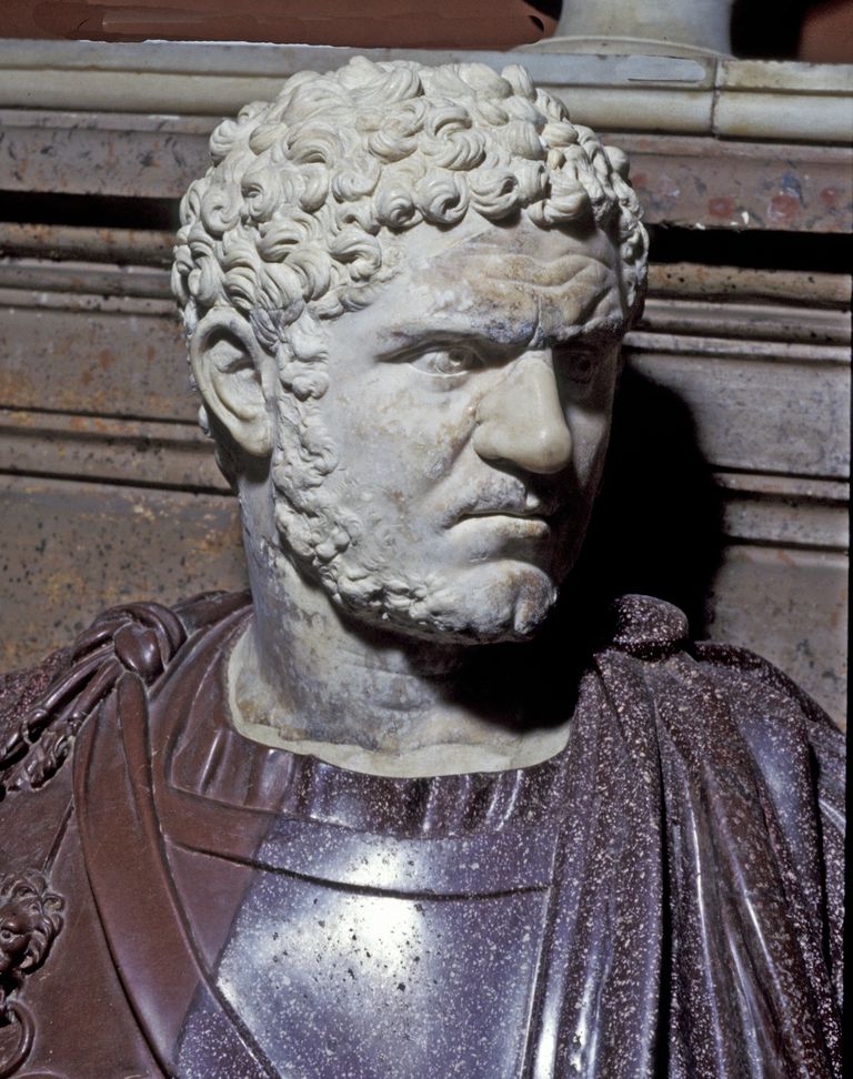 Rooma keiser Caracalla, kes tapeti 217 pKr