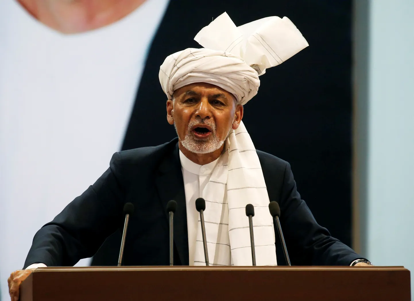Afganistani president Ashraf Ghani.