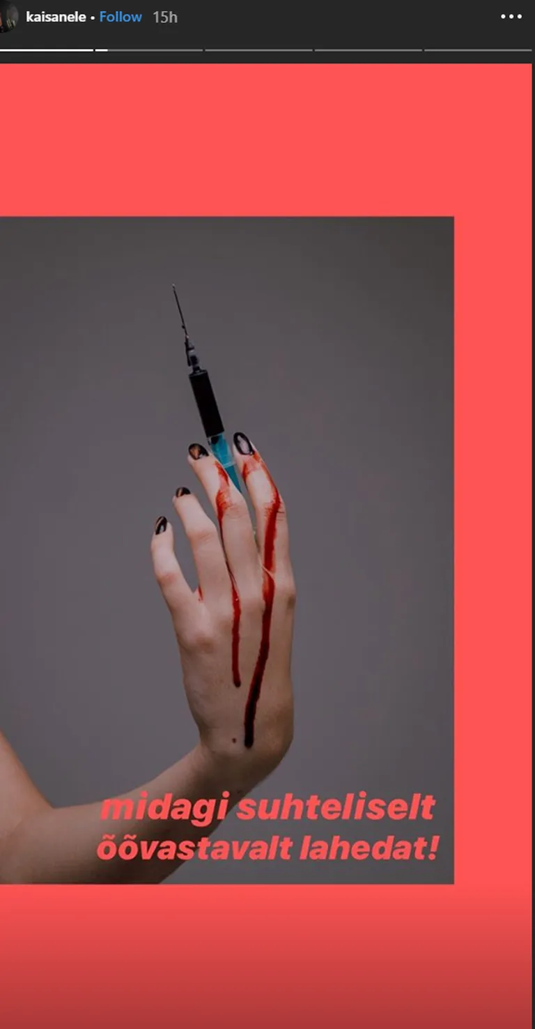 Fotograaf Kaisa Nele Hendla annab märku, et koostöös Maria Rannaväliga on peagi tulemas midagi «õõvastavalt lahedat».