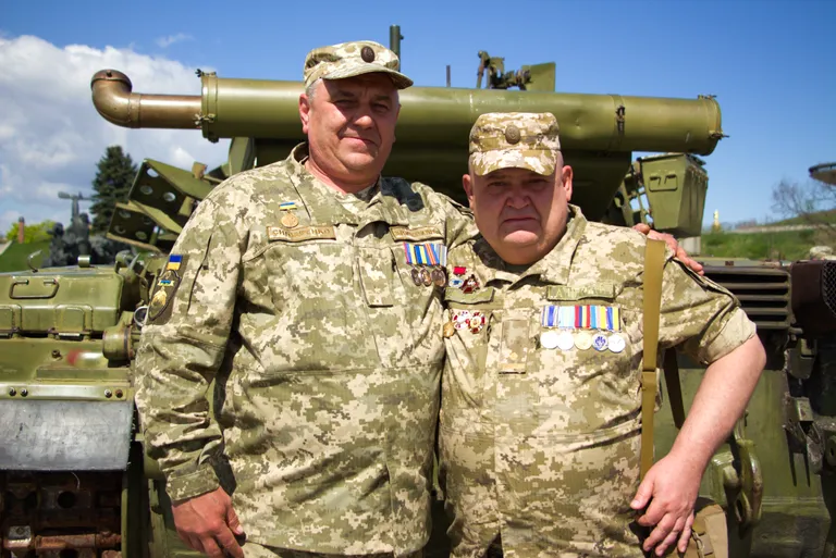 Ветераны российско-украинской войны 2014 года.