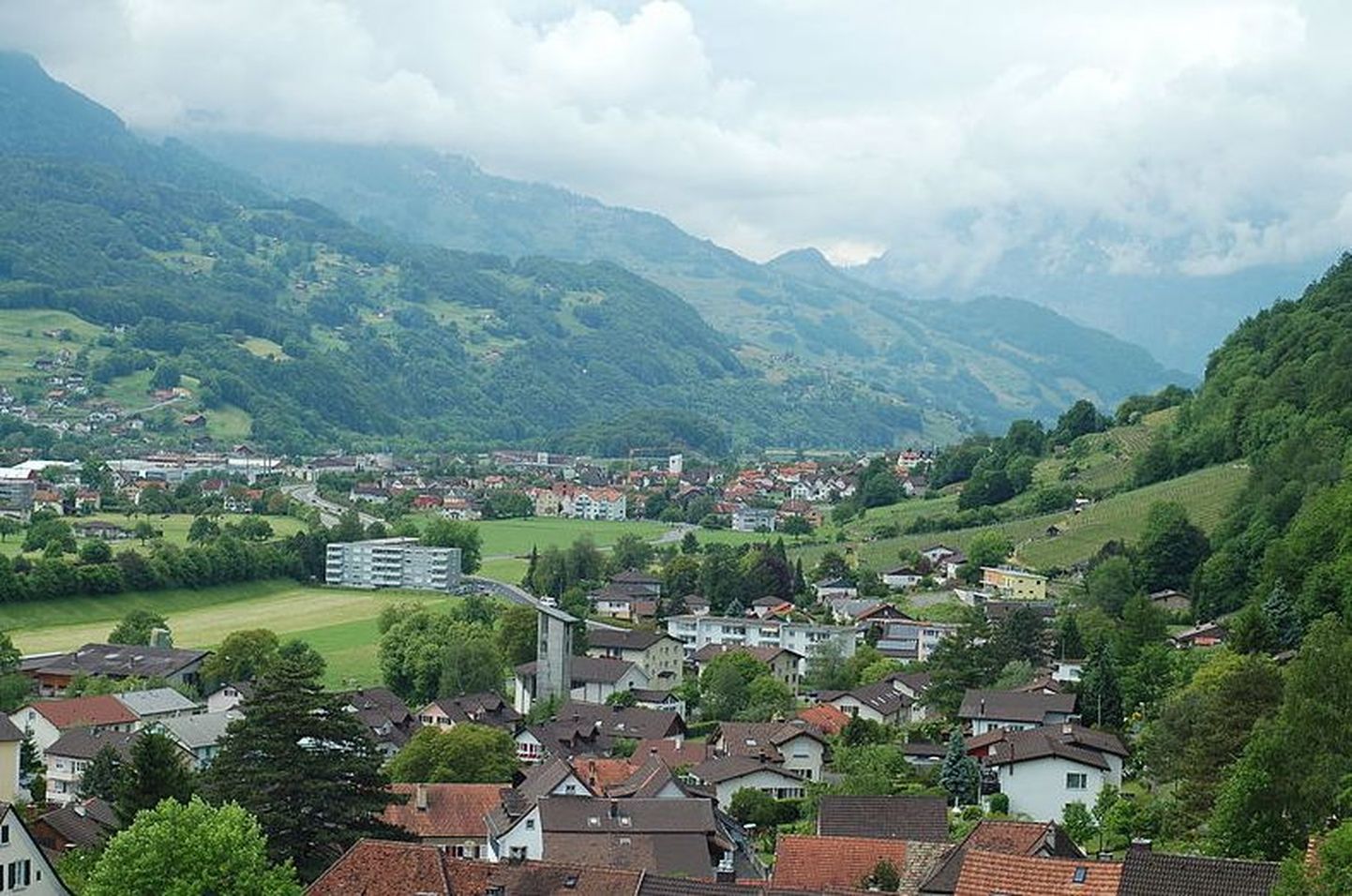 Šveitsi väikelinn Sargans