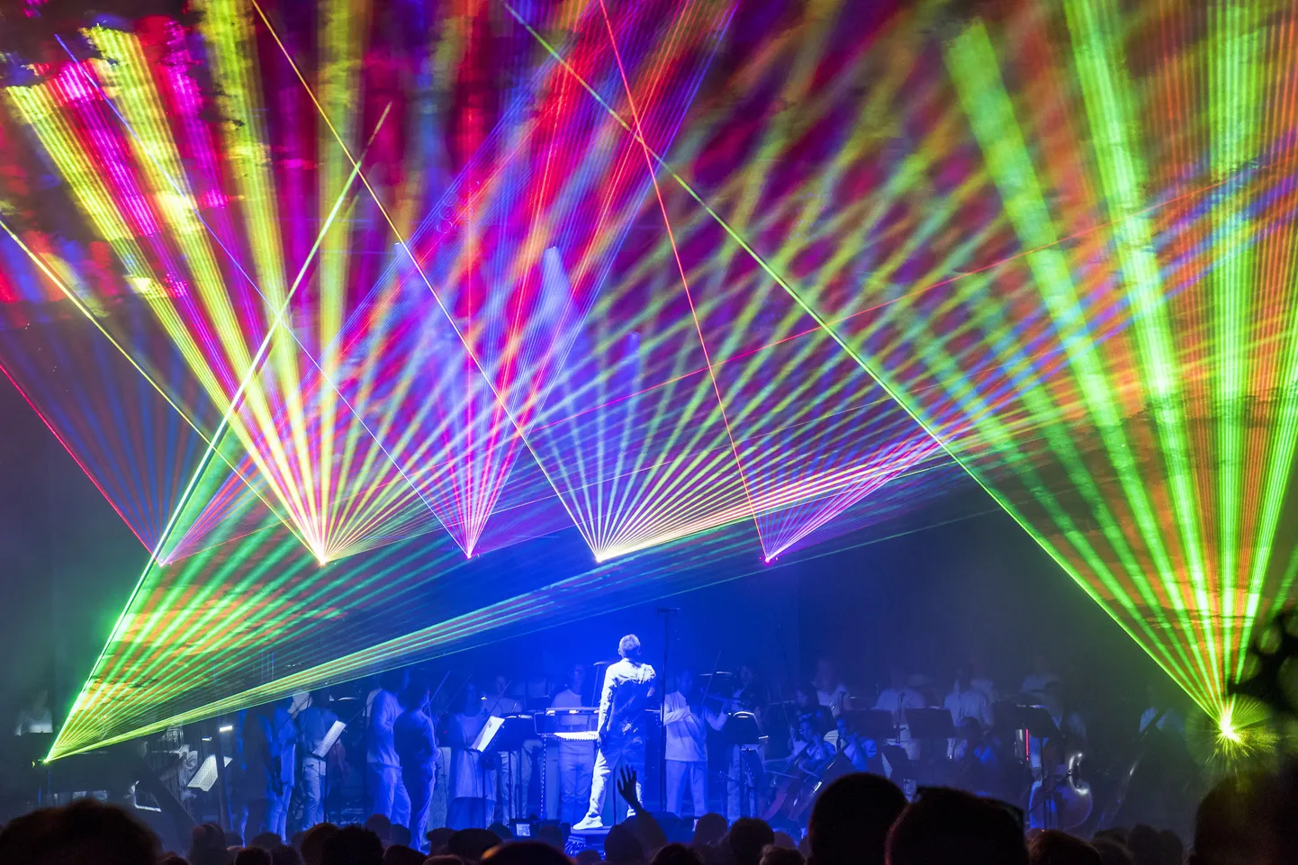 Lasersõu Glastonbury festivalil