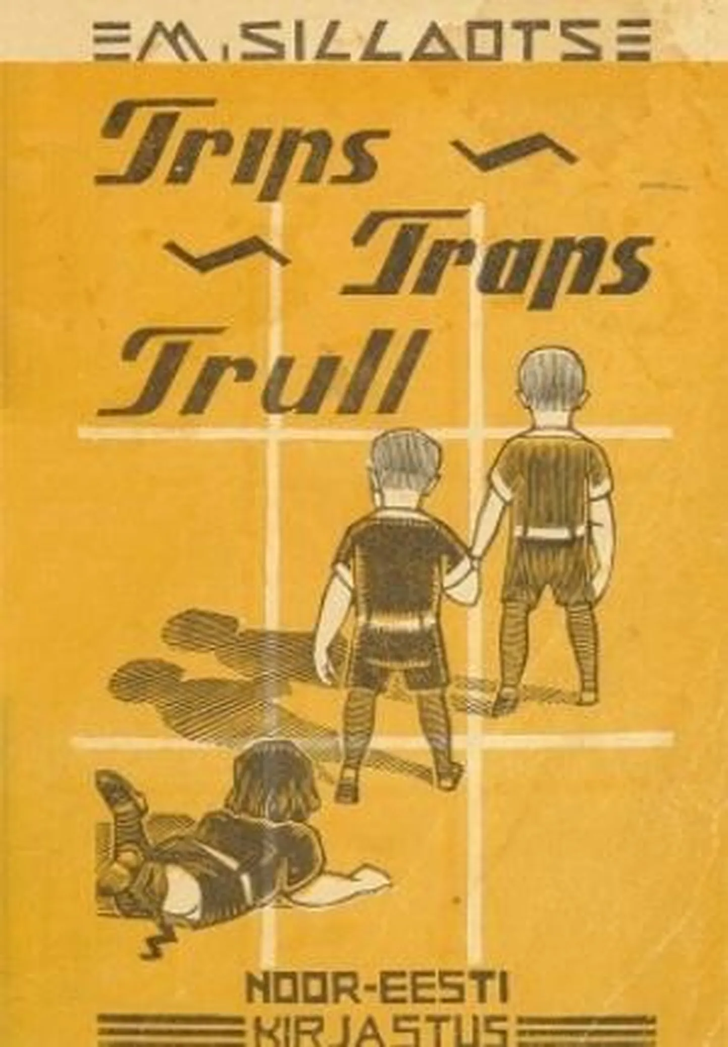 Marta Sillaots «Trips, Traps ja Trull» (1935), kujundanud Eduard Järv.