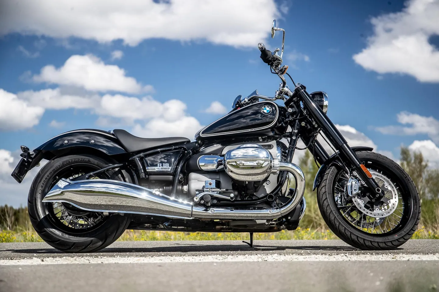 14.05.2021 Uuesalu, Rae Vald BMW R18 mootorratas.