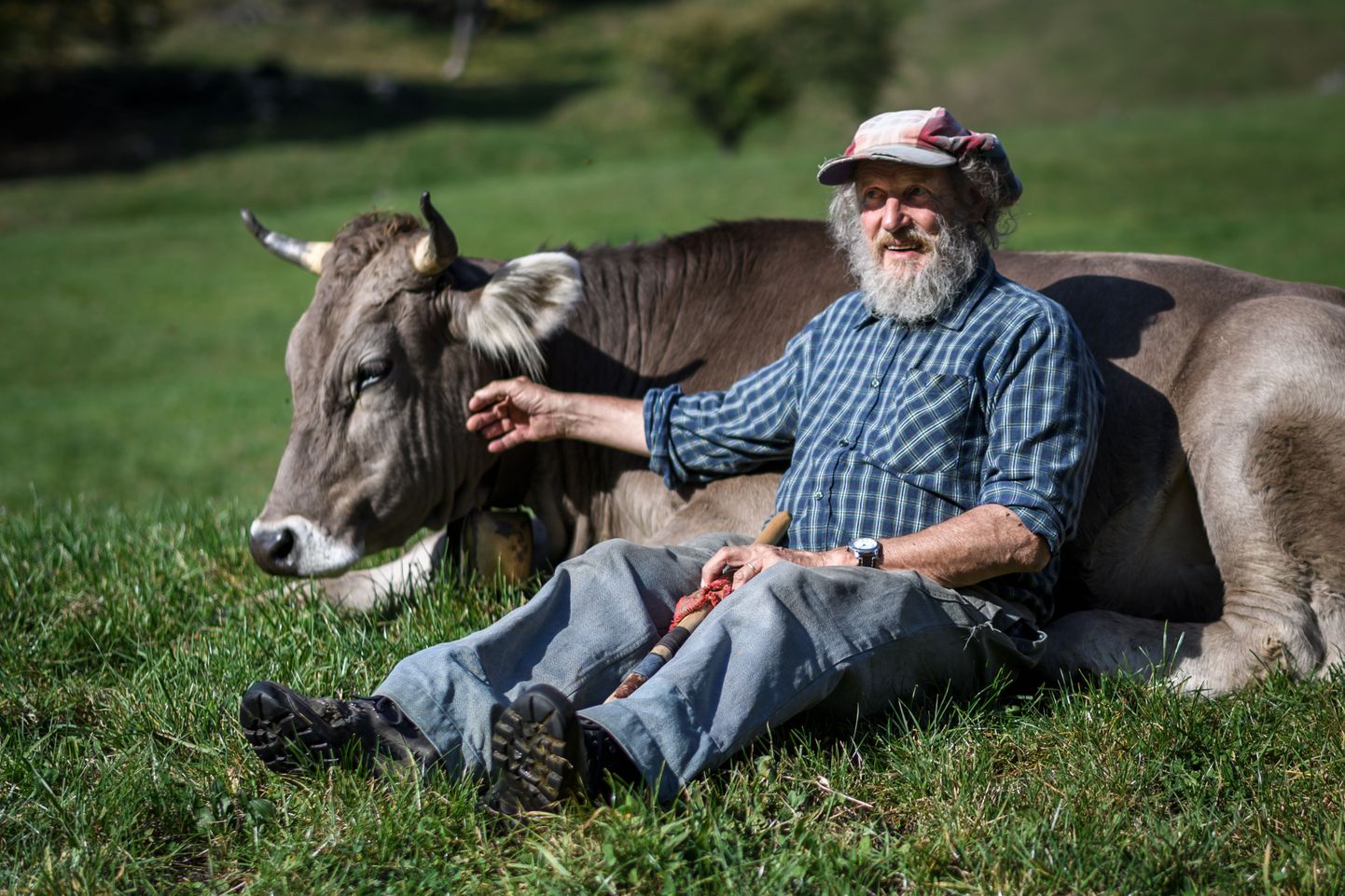 Referenduma idejas iniciators, 67 gadus vecais zemnieks Armins Kapauls.