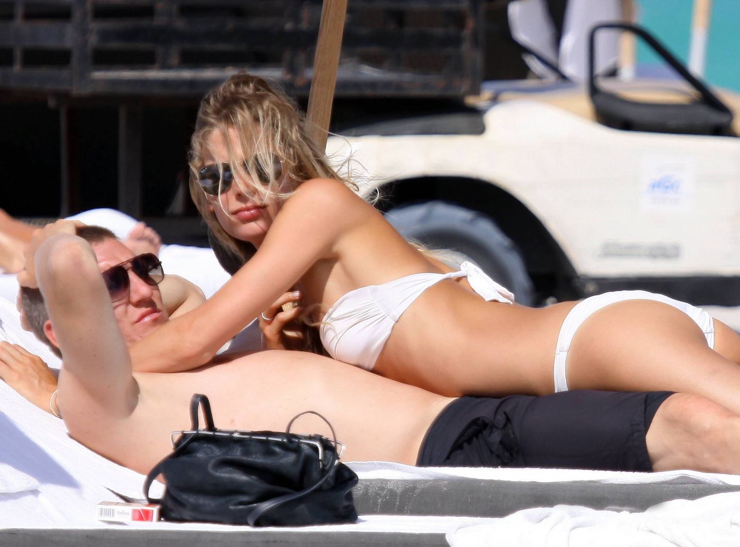 Bastian Schweinsteiger ja tema tüdruksõber Sarah Brandner.