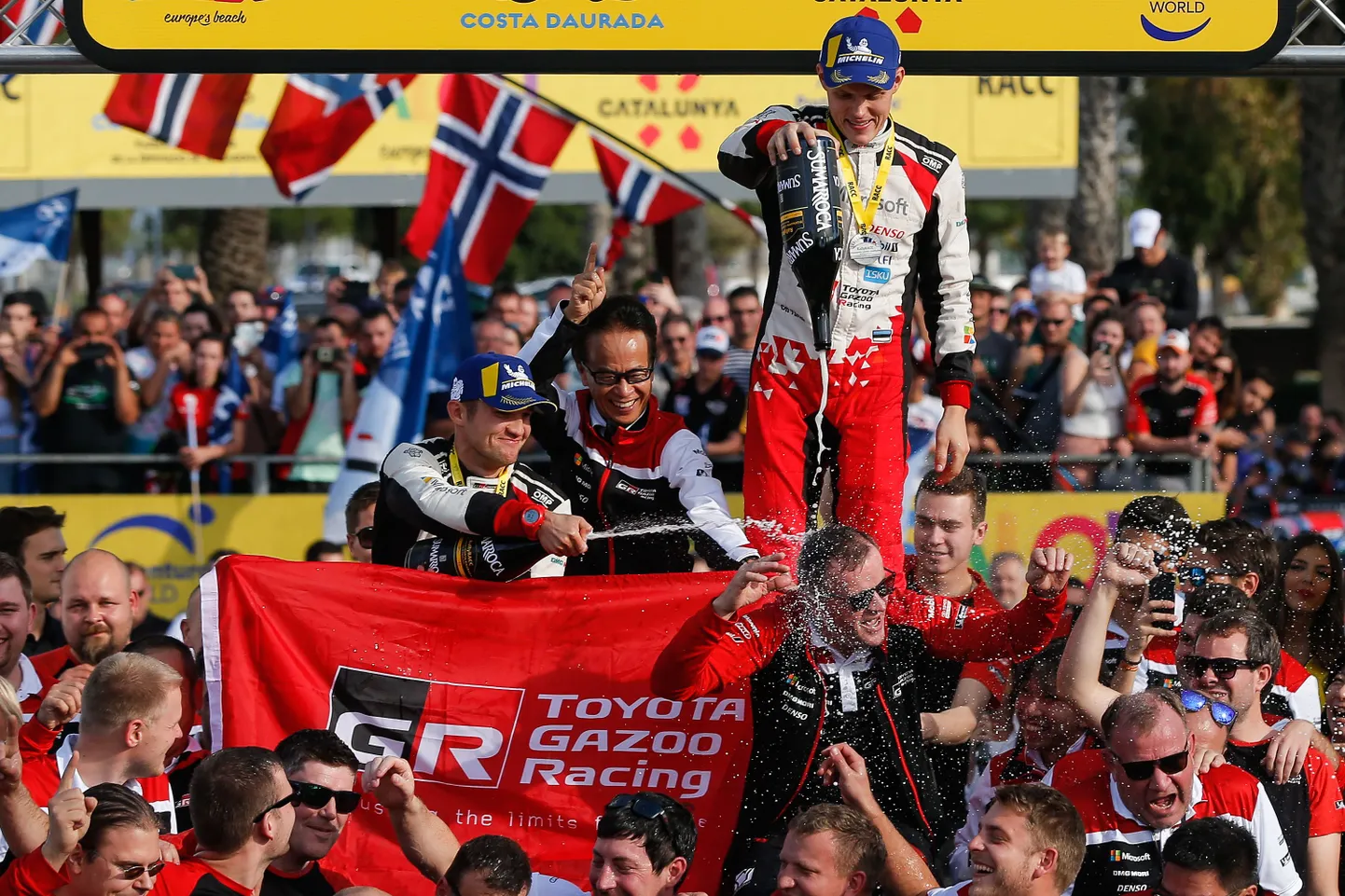 Ott Tänak Kataloonia rallil.