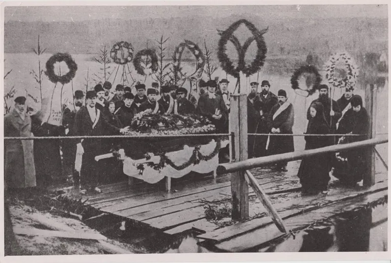 Carl Robert Jakobsoni matused Kurgjal.