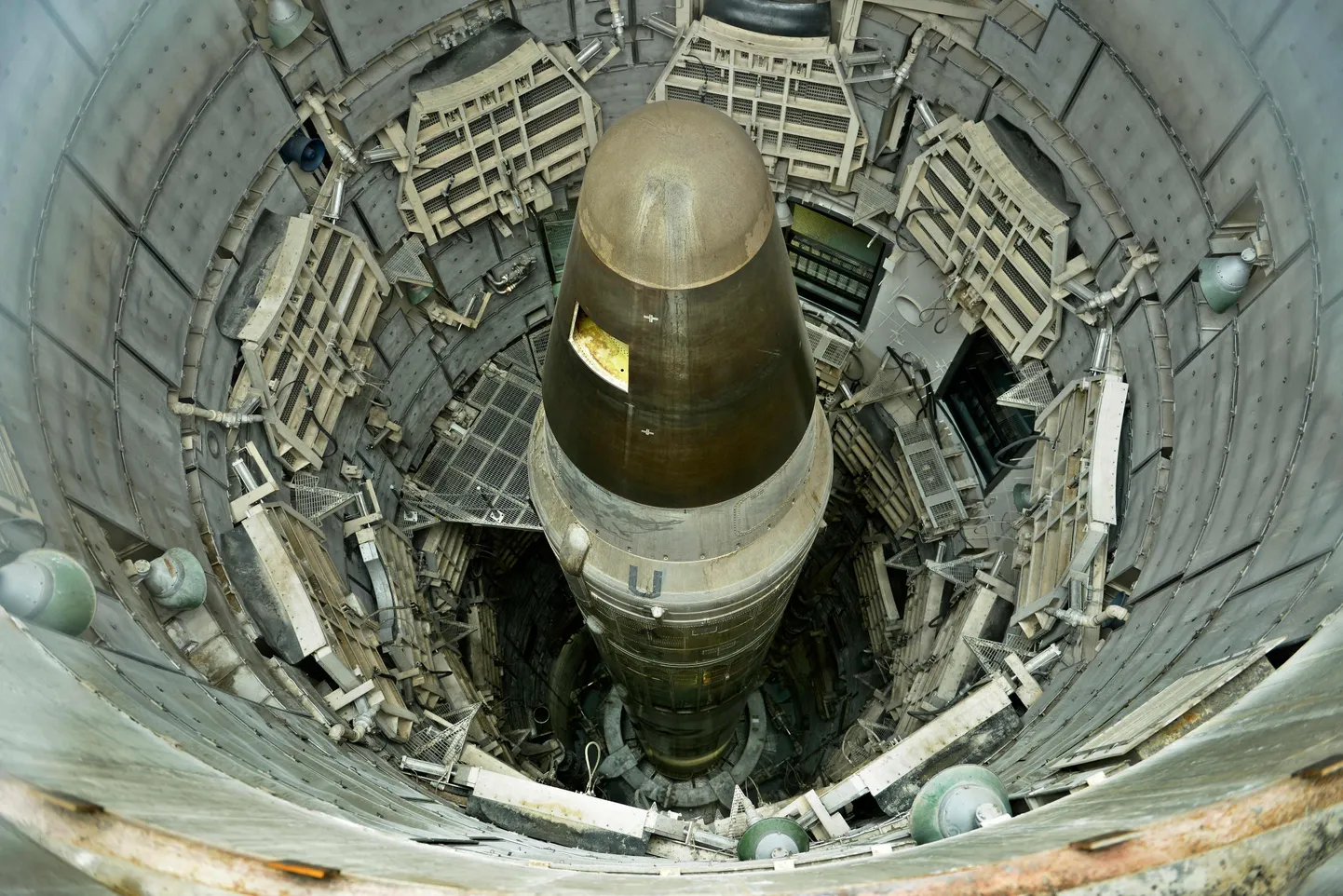 Deaktiveeritud kontinentidevaheline ballistiline tuumarakett Titan II Arizonas muuseumieksponaadina.