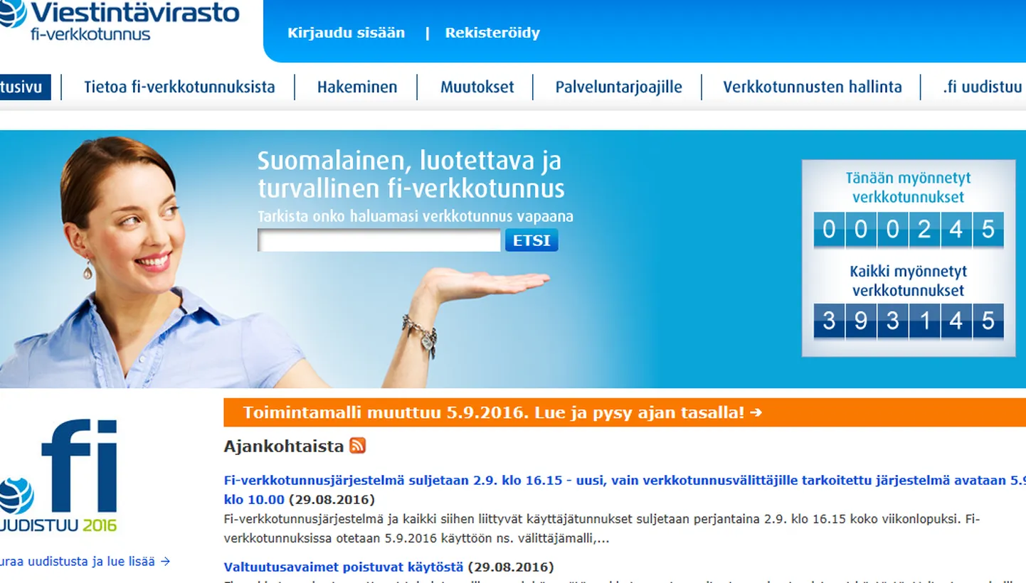 Viestintävirasto veeb