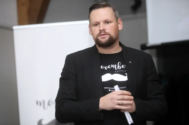 Хельмут Бекис, учредитель Movember Latvija
