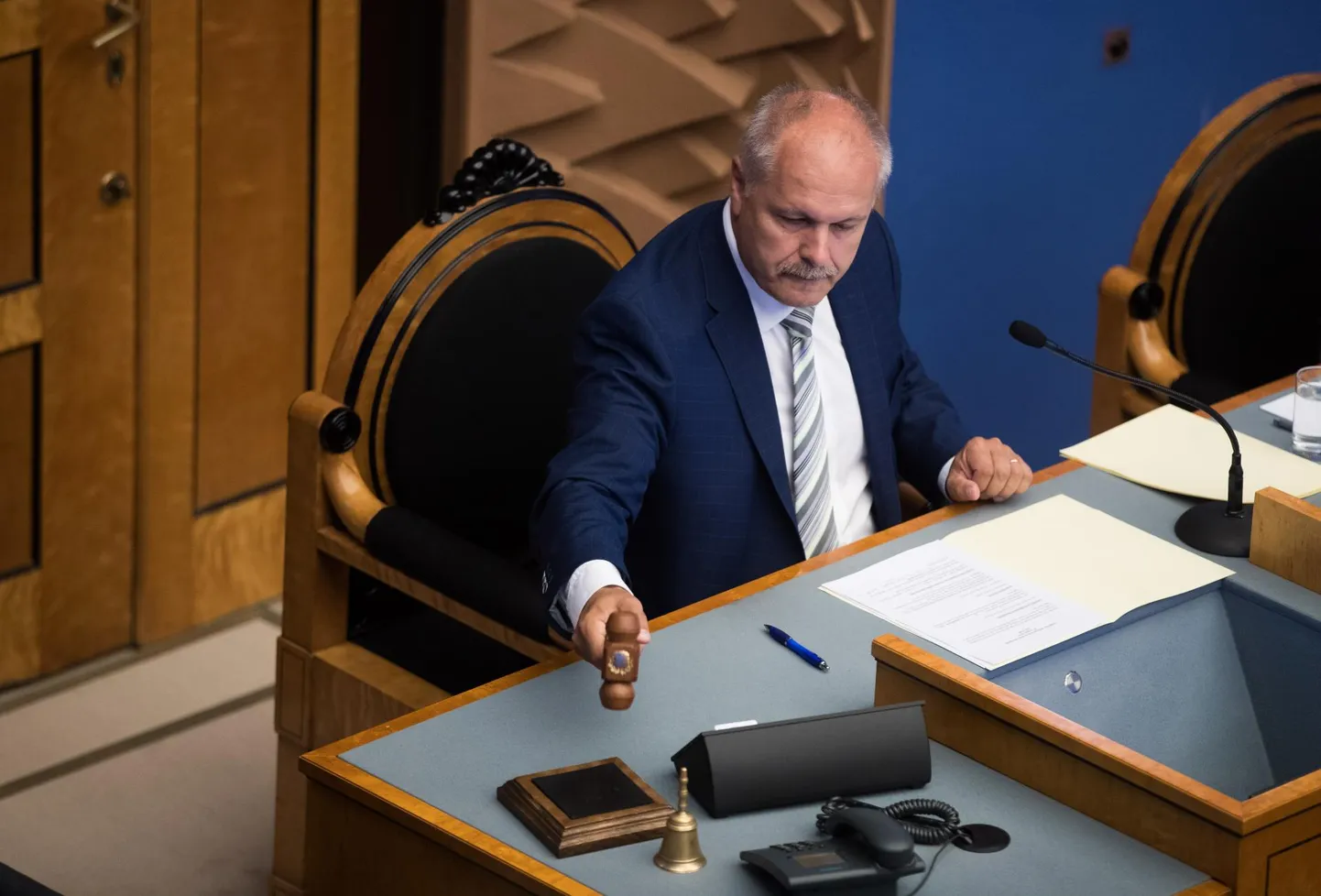 Riigikogu esimees Henn Põlluaas.