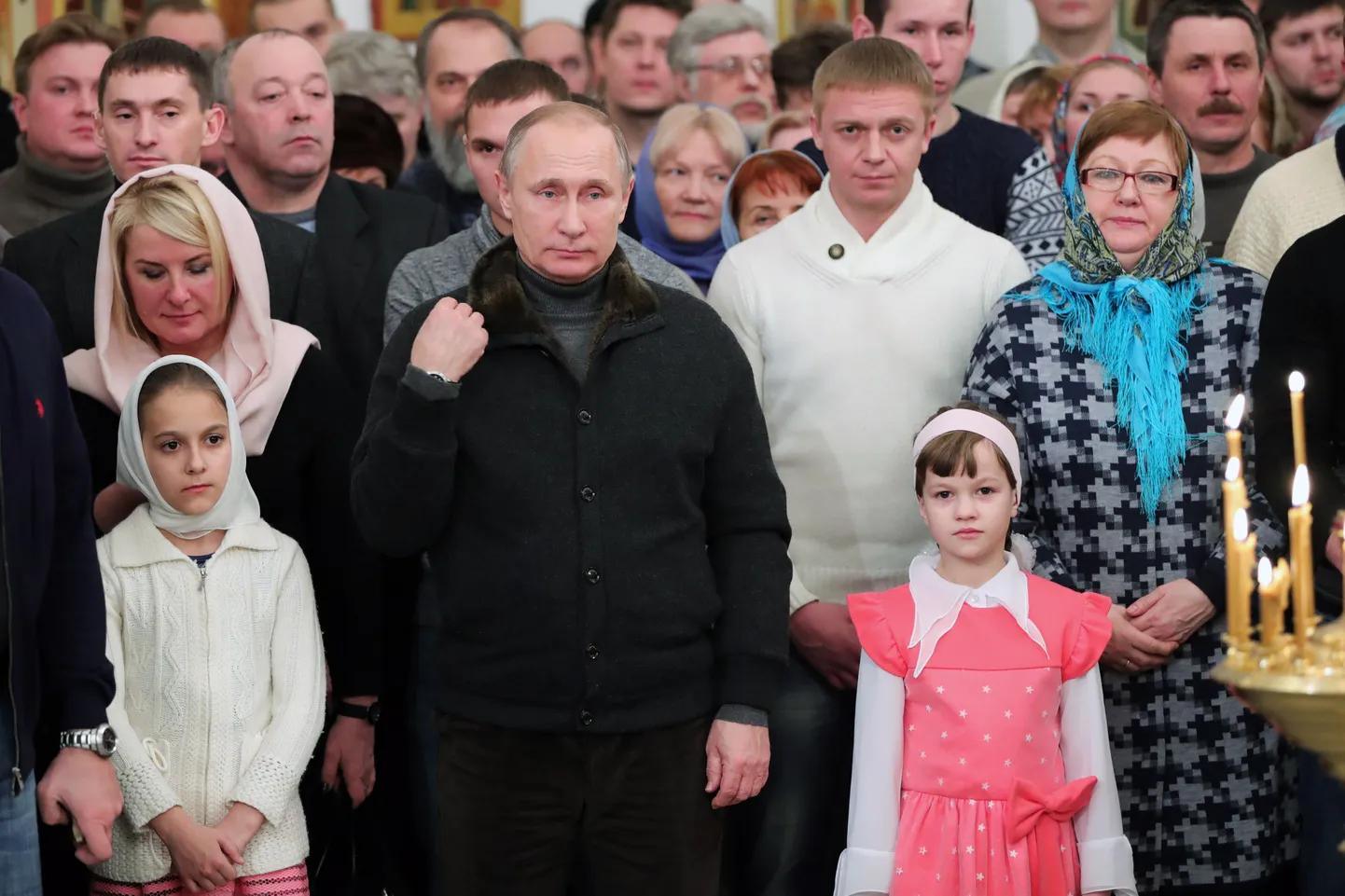 Vladimir Putin kirikus