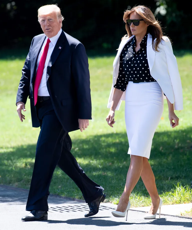 Donald ja Melania Trump 24. augustil