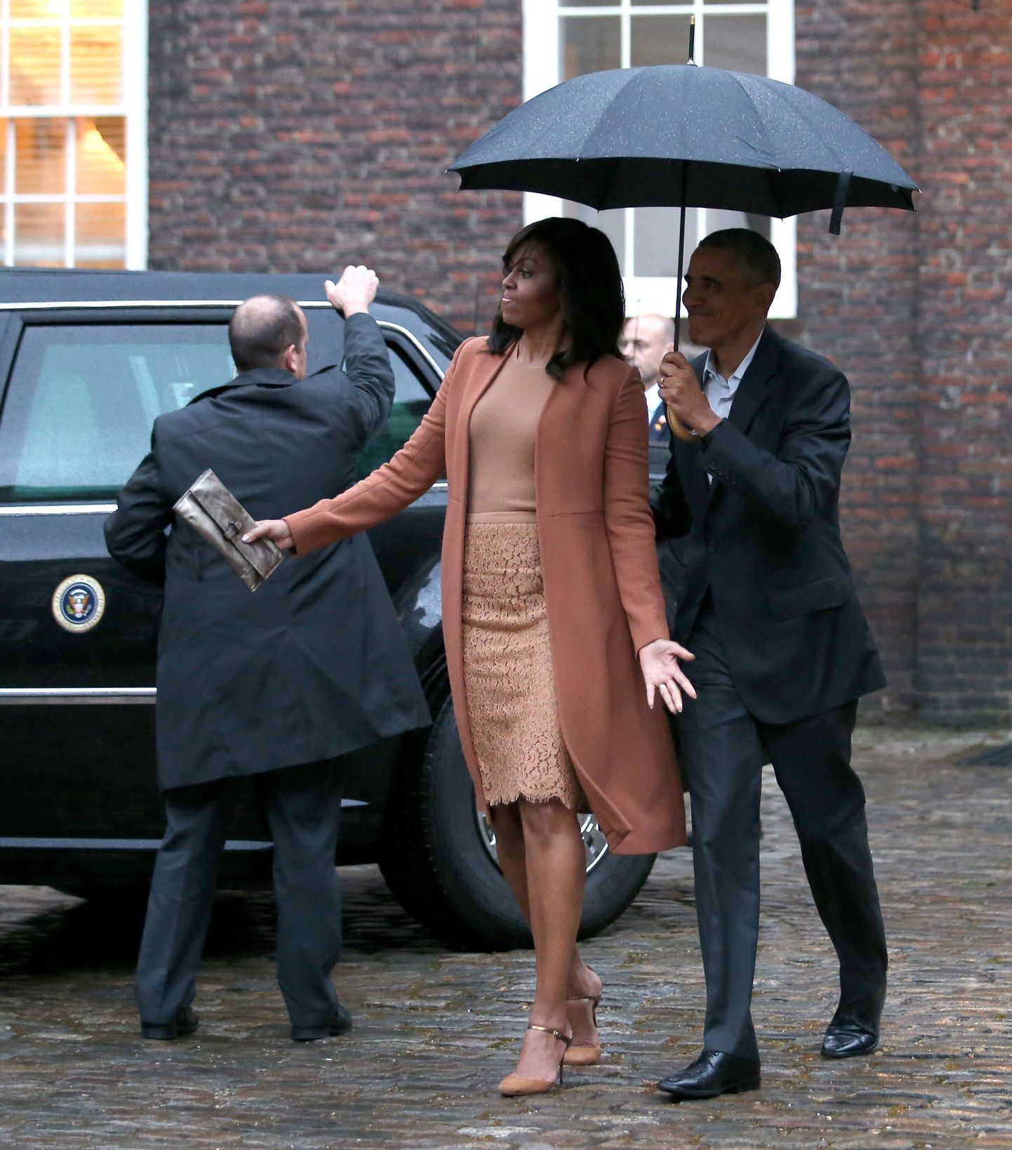 Barack ja Michelle Obama kohtumine prints Williami, ta naise Catherine`i ja prints Harryga